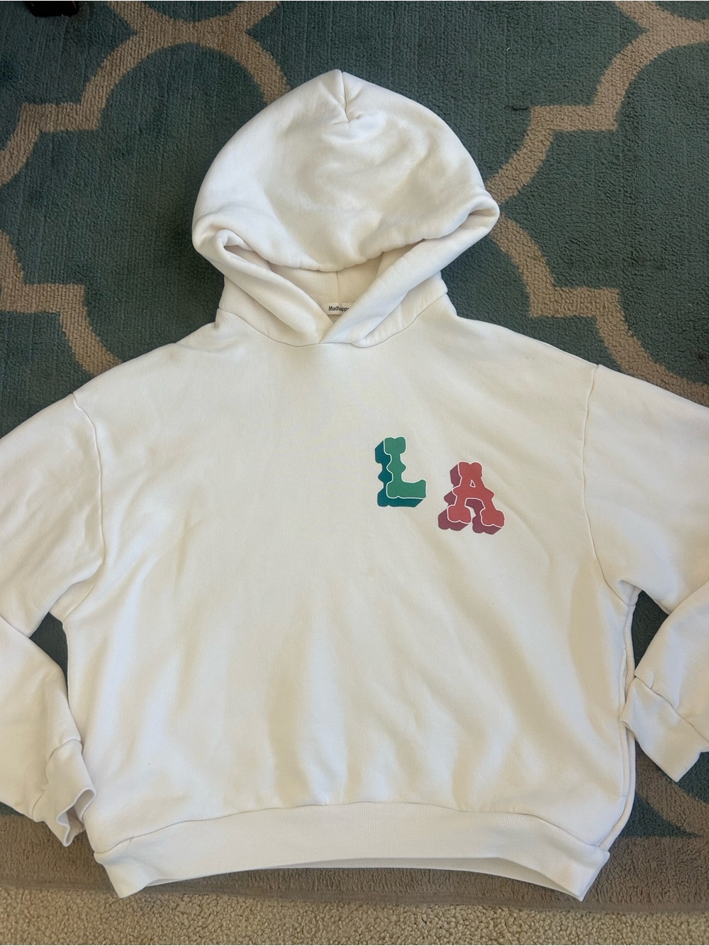 Madhappy LA Melrose Hoodie in Cream